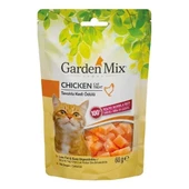 Garden Mix Tavuklu Düşük Yağlı Şekersiz Kedi Ödül Maması 60 Gr - 1