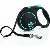 Flexi Black Design Şerit Otomatik Köpek Gezdirme Tasması Mavi Medium 5 Mt - 1