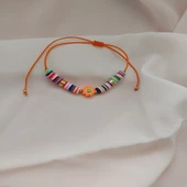 El Yapımı Fimo Papatya Bileklik - 6
