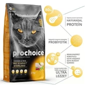Pro Choice Pro 32 Sterilised Tavuklu Kısırlaştırılmış Kedi Maması 15 Kg - 1