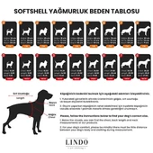 Lindo Dogs Softshell Black Skull Köpek Yağmurluğu Siyah Beden 6 - 4