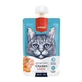 Wanpy Taze Tavuklu ve Havuçlu Et Ezmesi Doğal Kedi Ödülü 90 Gr - 1