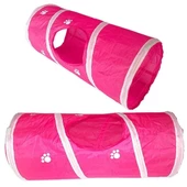 Eastland Pati Desenli Kedi Oyun Tüneli Pembe 55x25 Cm - 1