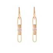 BZ Altın Kaplama Tasarım Taşlı Küpe UNK-617 - 1