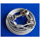 Eastland Köpek Çelik Bahçe Bağlama Halatı Gri 4.7 Mm 3 Mt - 1