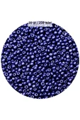 Lacivert Renk 4 mm Yaklaşık 220 adet/20 gram Cam Boncuk Oya Yazma Bileklik ve Kolye - 1