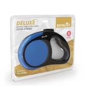 Royalist Deluxe Extra Strong Otomatik Köpek Gezdirme Tasması Mavi Small 3 Mt - 1
