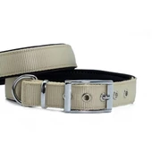 Doggie Elit Dokuma Köpek Boyun Tasması Medium Haki 2.5x37-45 Cm - 1