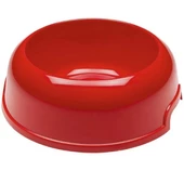 Ferplast Party 10 Plastik Köpek Mama ve Su Kabı Kırmızı 2 Lt 33.5x11 Cm - 1