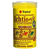 Tropical İchtio-Vit Zengin İçerikli Pul Balık Yemi 100 Ml 20 Gr - 1