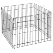 Ferplast Metal Köpek Eğitim Kafesi Siyah 80x80x62 Cm - 1