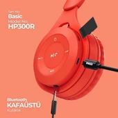 Kablosuz Kafaüstü Kulaklık Bluetooth Wireless 5.0V Mikrofonlu HD Ses - 4
