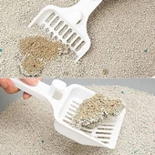 Moderna Dar Aralıklı Kedi Kumu Küreği Sarı 10x28 Cm - 3