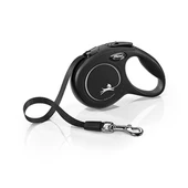 Flexi New Classic Şerit Otomatik Köpek Gezdirme Tasması Xsmall Siyah 3 Mt - 1