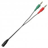 Syrox C119 3.5mm Kulaklık ve Mikrofon Ayırıcı Kablo - 2