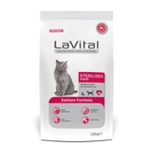 Lavital Sterilised Somonlu Kısırlaştırılmış Kedi Maması 1.5 Kg - 1