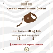 Doggie Master Otomatik Köpek Uzatma Tasması Xsmall Kırmızı 12 Kg 3 Mt - 5