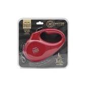 Doggie Master Otomatik Köpek Uzatma Tasması Large Kırmızı 50 Kg 5 Mt - 1