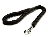Doggie Örgülü Dokuma Köpek Gezdirme Tasması Medium Siyah 3x100 Cm - 1
