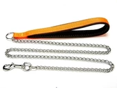 Doggie Comfort Dokuma Köpek Gezdirme Tasması Medium Turuncu 2x110 Cm - 1