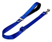 Doggie Dokuma Emniyet Kemerli Köpek Gezdirme Tasma Aparatı Medium Mavi 2.5x80-120 Cm - 1