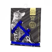 Cattie Kedi Göğüs ve Gezdirme Tasma Takımı Mavi 1x25-40 Cm - 1