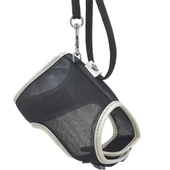 Cattie Havalı Dokuma Kedi Göğüs ve Gezdirme Takımı Medium Siyah 1x25-35 Cm - 2