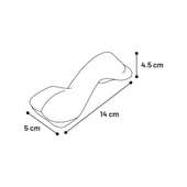Flamingo Lastik Köpek Kemik Oyuncak 14 Cm - 2