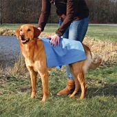 Trixie Köpek ve Kedi Havlusu Mavi 66x43 Cm - 2