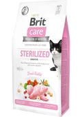 Brit Care Hipoalerjenik Sterilized Sensitive Tavşanlı Tahılsız Kısırlaştırımış Kedi Maması 2 Kg - 1