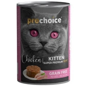 Pro Choice Kitten Tavuklu Yavru Konserve Kedi Maması 400 Gr - 1