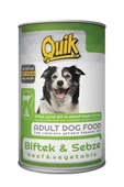 Quik Biftek ve Sebzeli Köpek Maması Konservesi 415 Gr - 1