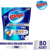 Bingo Akıllı Kapsül Pro Bulaşık Makinesi Deterjanı Tableti 80'li - 1