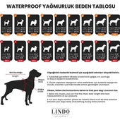 Lindo Dogs Aqua İçi Fileli Su Geçirmez Köpek Yağmurluğu Mavi Beden 8 - 5