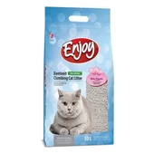 Enjoy Topaklanan Bebek Pudra Kokulu Bentonit Doğal Kedi Kumu 10 Lt - 1
