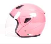 Sway Xbyc 700 Yarı Camlı Elektrikli Bisiklet Motosiklet Ve Scooter Kaskı XS Beden Pembe - 2