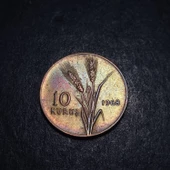 Escoines Koleksiyon 39963675dde3710cff 1968 Bakır ÇÇT+ Patinalı 10Kuruş eski madeni para thumbnail 4