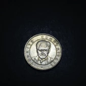 Escoines Koleksiyon 39963675dde3710cff 25yeni Kuruş 2005 Çapaklı portre/Nadir çıkar YTL madeni para thumbnail 4