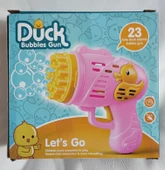 Oyuncak Ördekli Pilli Köpük Tabancası - Duck Bubble Gun - 1