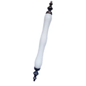 BEYAZ PORSELEN KULP ANTİK AYAK KÜBRA 128 MM / 5 ADET - 3