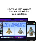Apple MacBook Air M2 Çip 8GB 256GB SSD macOS 13" Taşınabilir Bilgisayar Gece Yarısı MLY33TU/A - 5