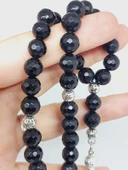 Turmalin Taşı Üst Segment Petek Kesim 33lük Tesbih 8mm (36555) thumbnail 2