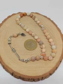 Güneş Taşı Üst Segment Petek Kesim 33lük Tesbih 8mm (36540) thumbnail 5