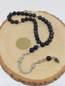 Turmalin Taşı Üst Segment Petek Kesim 33lük Tesbih 8mm (36555) thumbnail 4