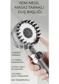 MASAJLI + FİLİTRELİ + 3 FONKSİYONLU  DUŞ BAŞLIĞI YENİ NESİL GARANTİLİ - 1