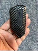 Volkswagen Seat Skoda Siyah Parlak Karbon Anahtar KABI - 3
