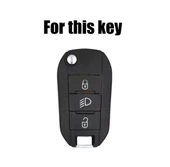 Peugeot  için Anahtar Koruma Kabı 208 301 308 508 5008 3008 MUTLAKA AÇIKLAMAYI OKUYUNUZ thumbnail 2