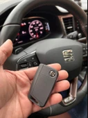 Volkswagen Seat Skoda Siyah Parlak Karbon Anahtar KABI - 3
