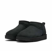 UGG Classic Ultra Mini Boot Black Womens thumbnail 3