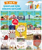 3.ve 4.Sınıflara Uygun Öğretmen Tavsiyeli Okumayı Sevdiren Posterli 20 li Hikaye Seti - 1